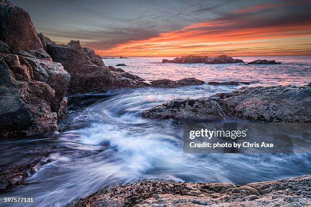 garrapata maelstrom - big sur, ca - biotit stock-fotos und bilder