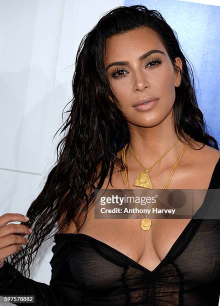 Kim Kardashian attends the 2016 MTV Video Music Awards at Madison Square Garden on August 28, 2016 in New York City.
