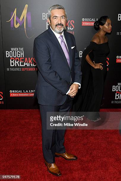 Director Jon Cassar attends the premiere of Sony Pictures Releasing's "When The Bough Breaks" at Regal LA Live Stadium 14 on August 28, 2016 in Los...