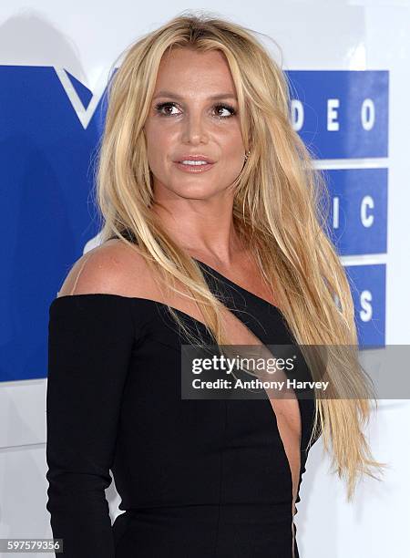 Britney Spears attends the 2016 MTV Video Music Awards at Madison Square Garden on August 28, 2016 in New York City.