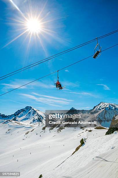 grandvalira ski resort in andorra - andorra stock pictures, royalty-free photos & images