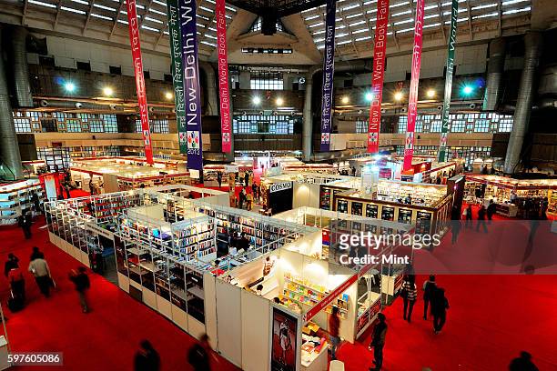 The picture featuring 21st edition of the WBF 2013 of India's oldest book fair - The New Delhi World Book Fair - organized by the National Book...