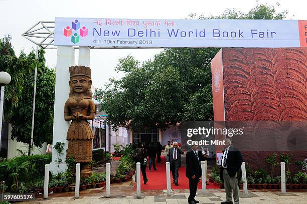 The picture featuring 21st edition of the WBF 2013 of India's oldest book fair - The New Delhi World Book Fair - organized by the National Book...