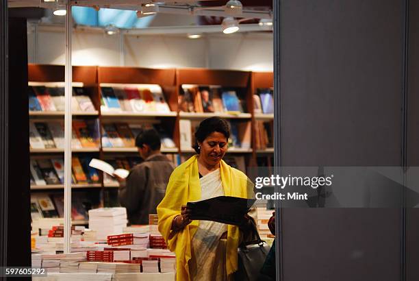 The picture featuring 21st edition of the WBF 2013 of India's oldest book fair - The New Delhi World Book Fair - organized by the National Book...