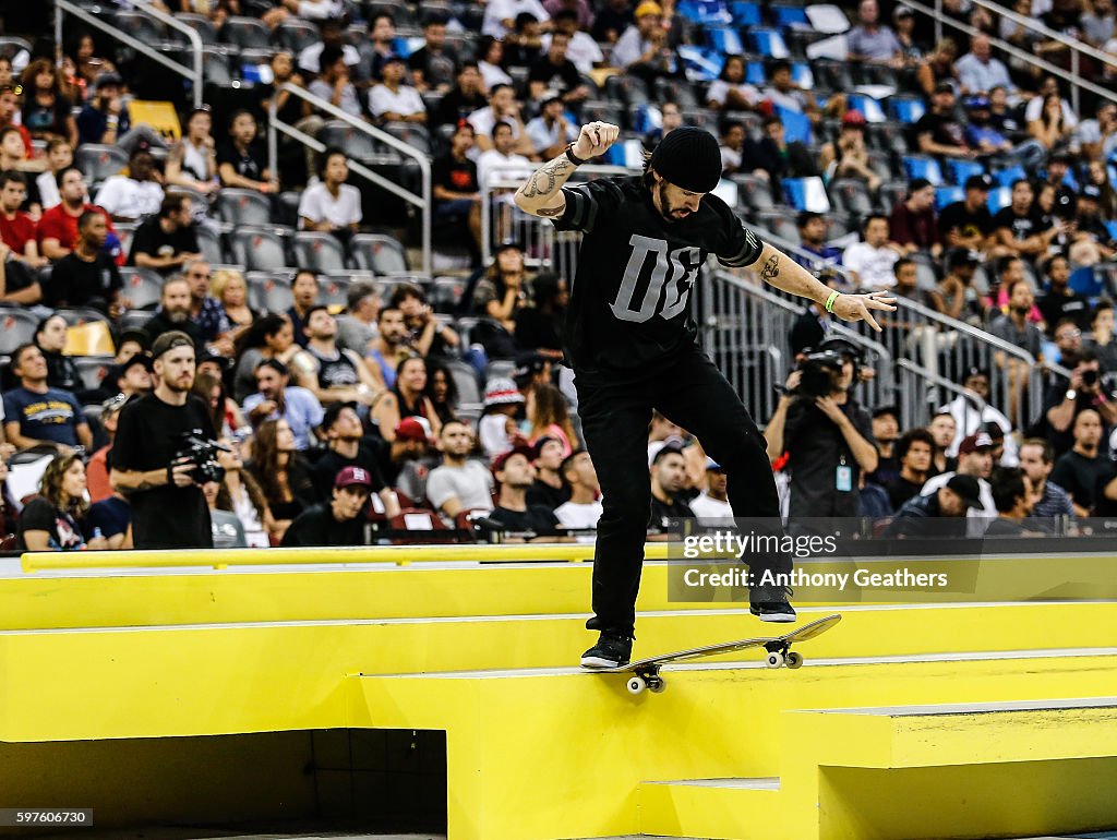 Chris Cole Skateboarder Skateboarder Chris Cole in action during the 2016 Street League... News