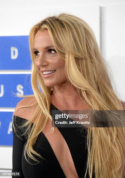 Britney Spears attends the 2016 MTV Video Music Awards at Madison Square Garden on August 28, 2016 in New York City.