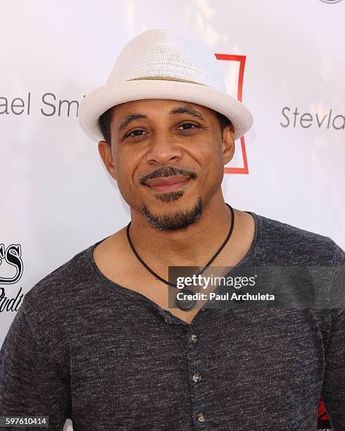 Actor Dale Godboldo attends the 4th annual Kailand Obasi Hoop-Life Fundraiser at USC Galen Center on August 28, 2016 in Los Angeles, California.