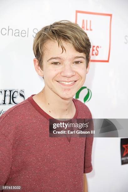 Actor Davis Desmond attends the 4th Annual Kailand Obasi Hoop-Life Fundraiser at USC Galen Center on August 28, 2016 in Los Angeles, California.