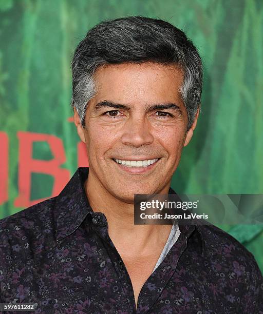 Actor Esai Morales attends the premiere of "Kubo and the Two Strings" at AMC Universal City Walk on August 14, 2016 in Universal City, California.