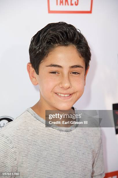 Actor Blake Garrett Rosenthal attends the 4th Annual Kailand Obasi Hoop-Life Fundraiser at USC Galen Center on August 28, 2016 in Los Angeles,...