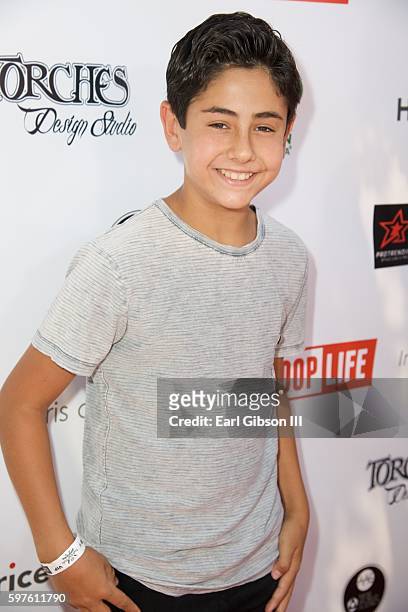 Actor Blake Garrett Rosenthal attends the 4th Annual Kailand Obasi Hoop-Life Fundraiser at USC Galen Center on August 28, 2016 in Los Angeles,...