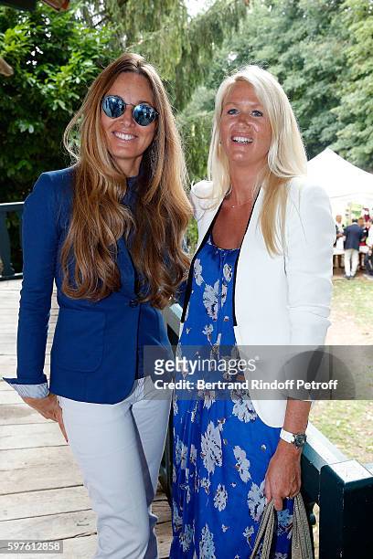 Delphine Marang-Alexandre and Alice Bertheaume attend 21th 'la Foret des Livres' Book Fair at Chanceaux-pres-Loches on August 28, 2016 in Loches,...