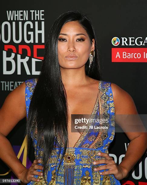 Chloe Flower attends the premiere of Sony Pictures Releasing's 'When The Bough Breaks' at Regal LA Live Stadium 14 on August 28, 2016 in Los Angeles,...