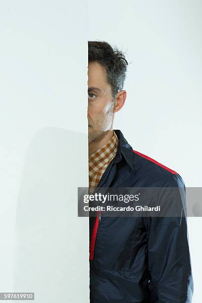 Actor Filippo Timi is photographed for Self Assignment on August 2, 2016 in Rome, Italy.