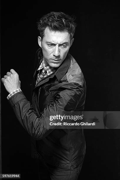 Actor Filippo Timi is photographed for Self Assignment on August 2, 2016 in Rome, Italy.