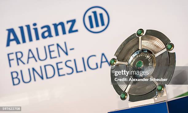 General view during the Allianz Frauen Bundesliga season opening press conference at DFB Headquarter on August 29, 2016 in Frankfurt am Main, Germany.