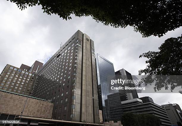 The Imperial Hotel, center left, stands in Tokyo, Japan, on Friday, Aug. 19, 2016. Tokyo's Imperial Hotel, the luxury inn that counts Marilyn Monroe...