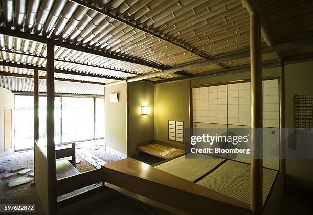 The tea room is seen at the Imperial Hotel in Tokyo, Japan, on Friday, Aug. 19, 2016. Tokyo's Imperial Hotel, the luxury inn that counts Marilyn...