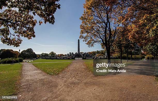 frognerparken, oslo, norway - frognerparken stock pictures, royalty-free photos & images