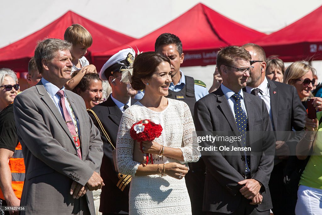 Danish Crown Princess Mary Attends Glostrup's 850 Year Anniversary