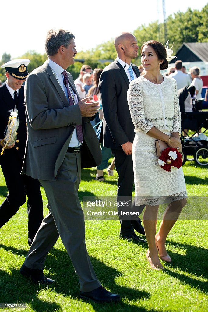Danish Crown Princess Mary Attends Glostrup's 850 Year Anniversary