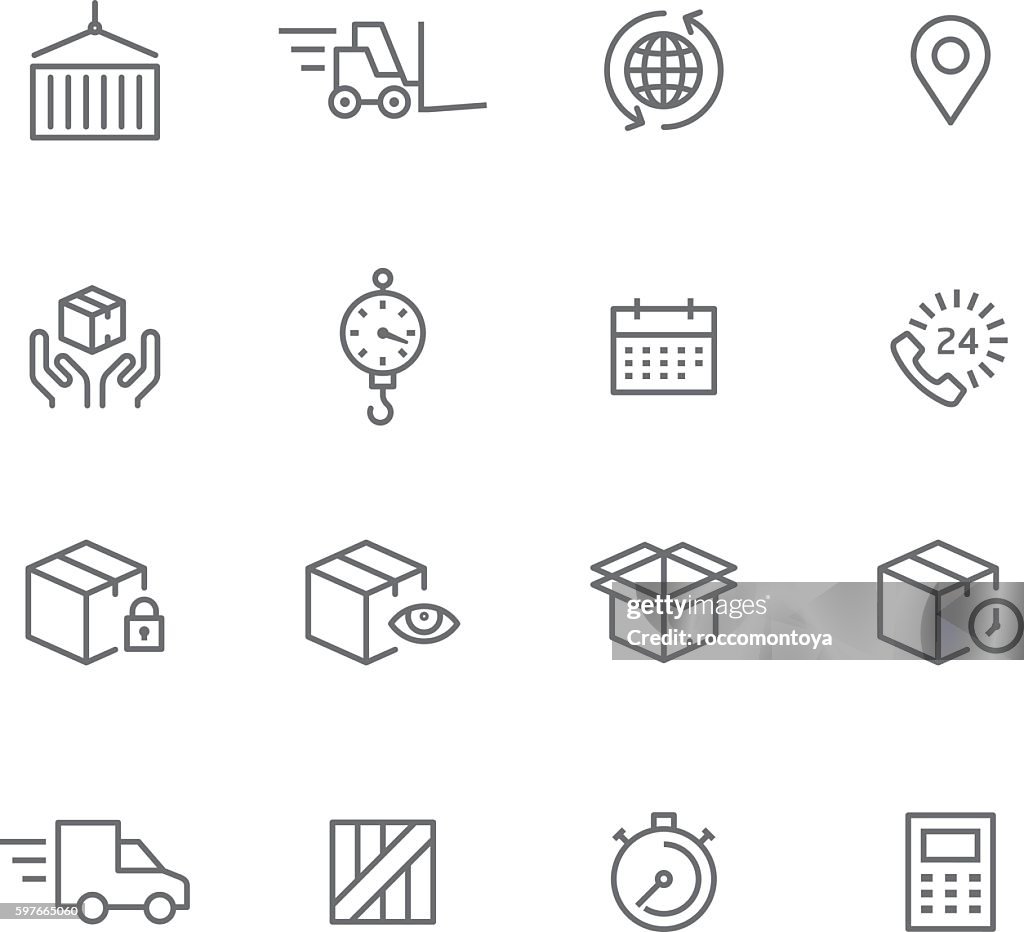 Icon Set, Logistic