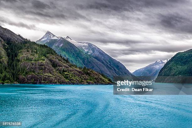 tracy arm fjord - alaska cruise stock pictures, royalty-free photos & images