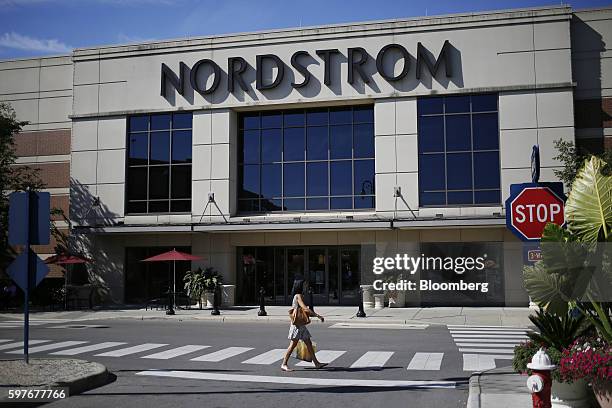 Pedestrian passes a Nordstrom Inc. Store at the Easton Town Center shopping mall in Columbus, Ohio, U.S., on Tuesday, Aug. 23, 2016. The Conference...