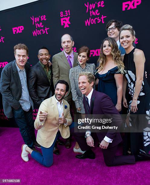 Actors Todd Robert Anderson, Allen Maldonado, Desmin Borges, Producer Stephen Falk, and Actors Aya Cash, Chris Geere, Kether Donohue, Allan Mcleod...