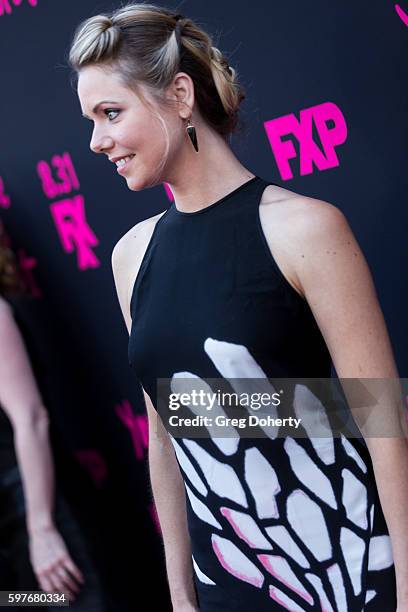 Actress Collette Wolfe arrives for the Premiere Of FXX's "You're The Worst" Season 3 at Neuehouse Hollywood on August 28, 2016 in Los Angeles,...