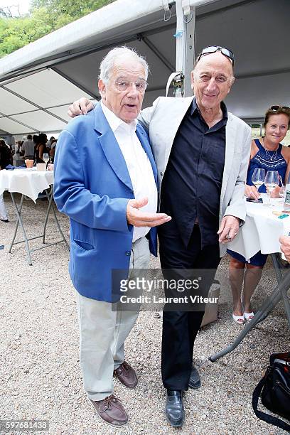 Michel Chevalet and Pierre Bonte attend 21th 'La Foret des Livres' at Chanceaux-Pres Loches on August 28, 2016 in Loches, France.
