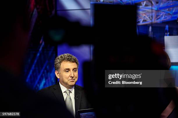 Jonathan Golub, chief equity strategist at RBC Capital Markets, listens during a Bloomberg Television interview in New York, U.S., on Monday, Aug....