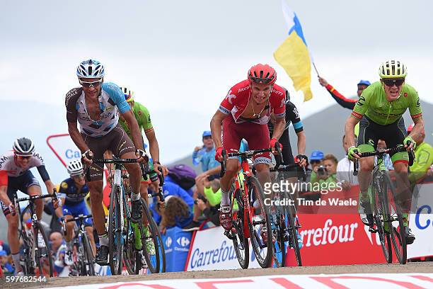 71st Tour of Spain 2016 / Stage 10 Jean-Christophe PERAUD / Egor SILIN / Andrew TALANSKY / Lugones - Lagos de Covadonga 1110m / La Vuelta /