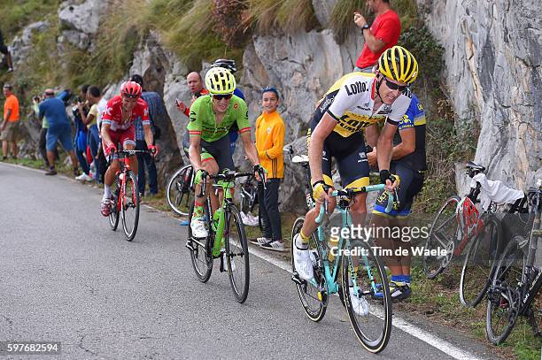 71st Tour of Spain 2016 / Stage 10 Robert GESINK / Pierre ROLLAND / Egor SILIN / Lugones - Lagos de Covadonga 1110m / La Vuelta /