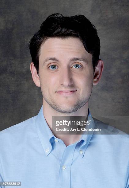 Actor Zach Woods of 'Silicon Valley' is photographed for Los Angeles Times at San Diego Comic Con on July 22, 2016 in San Diego, California.