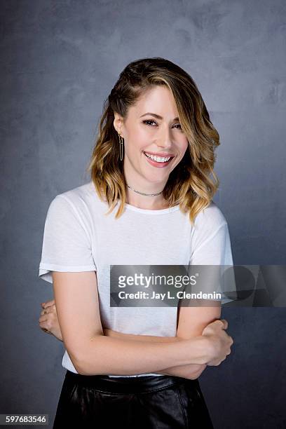 Actress Amanda Crew of 'Silicon Valley' is photographed for Los Angeles Times at San Diego Comic Con on July 22, 2016 in San Diego, California.