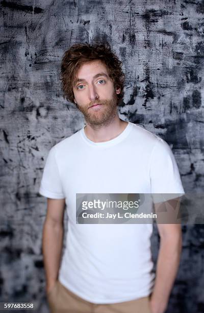 Actor Thomas Middleditch of 'Silicon Valley' is photographed for Los Angeles Times at San Diego Comic Con on July 22, 2016 in San Diego, California.