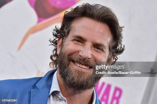 Actor Bradley Cooper arrives at the premiere of Warner Bros. Pictures' 'War Dogs' at TCL Chinese Theatre on August 15, 2016 in Hollywood, California.