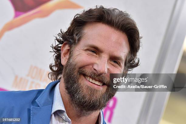 Actor Bradley Cooper arrives at the premiere of Warner Bros. Pictures' 'War Dogs' at TCL Chinese Theatre on August 15, 2016 in Hollywood, California.