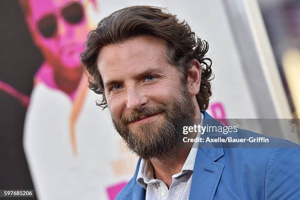 Actor Bradley Cooper arrives at the premiere of Warner Bros. Pictures' 'War Dogs' at TCL Chinese Theatre on August 15, 2016 in Hollywood, California.