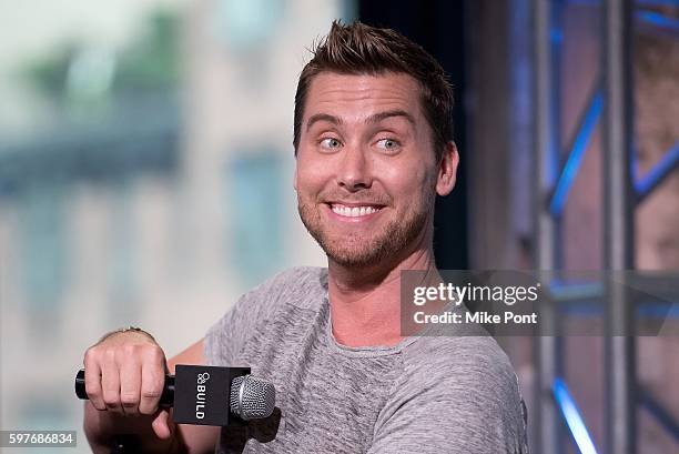 Lance Bass attends the AOL Build Speaker Series to discuss "Prince Charming" at AOL HQ on August 29, 2016 in New York City.