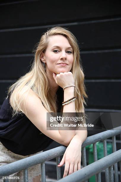 Christine Cornish Smith during a photo shoot for Broadway debuts in the revival of 'Cats' at the Neil Simon Theatre on August 29, 2016 in New York...