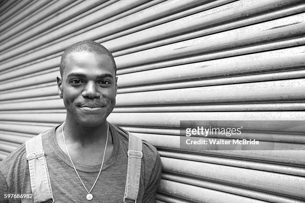 Ahmad Simmons during a photo shoot for Broadway debuts in the revival of 'Cats' at the Neil Simon Theatre on August 29, 2016 in New York City.