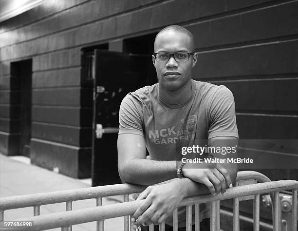 Daniel Gaymon during a photo shoot for Broadway debuts in the revival of 'Cats' at the Neil Simon Theatre on August 29, 2016 in New York City.