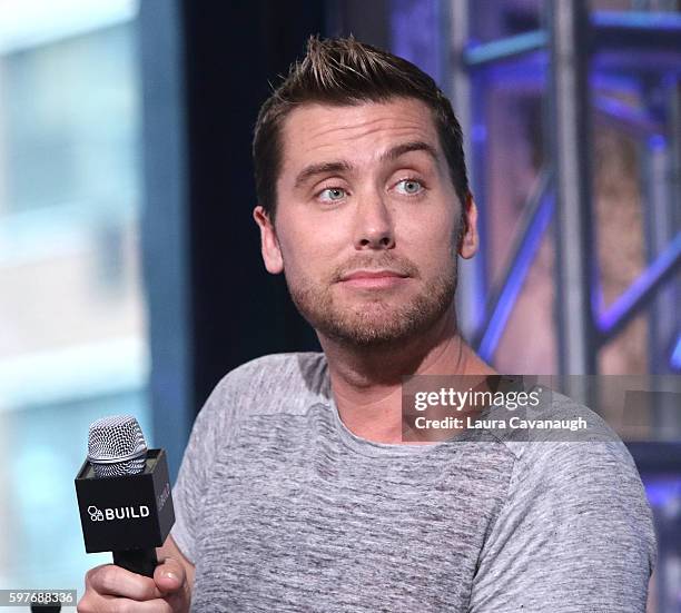 Lance Bass attends AOL Build Presents Lance Bass & "Prince Charming" Robert Sepulveda at AOL HQ on August 29, 2016 in New York City.