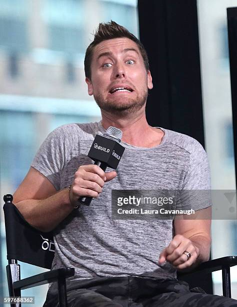 Lance Bass attends AOL Build Presents Lance Bass & "Prince Charming" Robert Sepulveda at AOL HQ on August 29, 2016 in New York City.