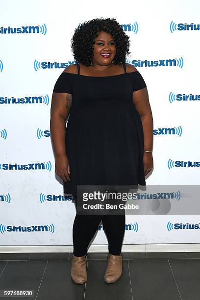 Actress Nicole Byer visits at SiriusXM Studios on August 29, 2016 in New York City.