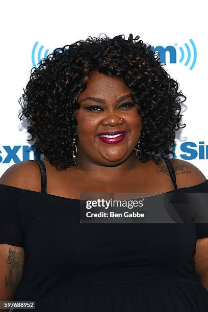 Actress Nicole Byer visits at SiriusXM Studios on August 29, 2016 in New York City.