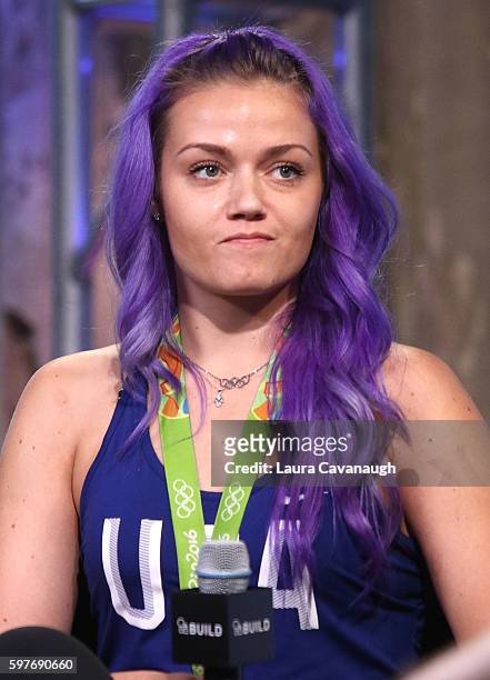 Dagmara Wozniak attends AOL Build Presents to discuss the 2016 Rio Olympics at AOL HQ on August 29, 2016 in New York City.