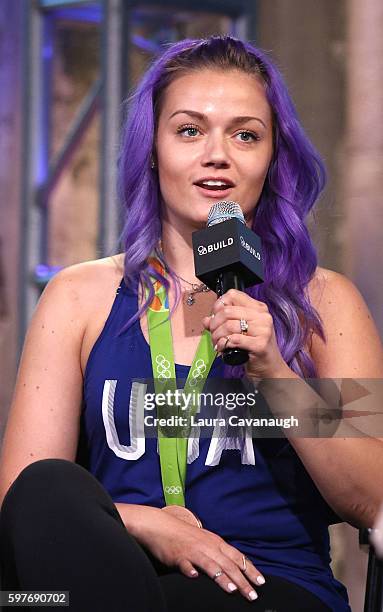 Dagmara Wozniak attends AOL Build Presents to discuss the 2016 Rio Olympics at AOL HQ on August 29, 2016 in New York City.